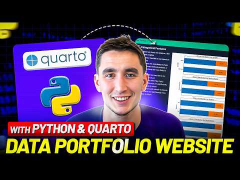 How to Build a Data Science Portfolio Website with Python & Quarto!