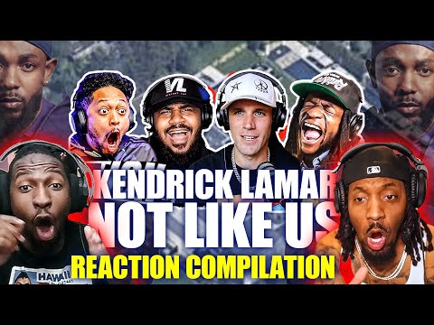 Kendrick Lamar BROKE THE INTERNET | Not Like Us Reaction Compilation
