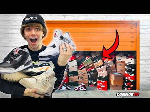 I Bought an Abandoned Storage Unit full of Sneakers for CHEAP!