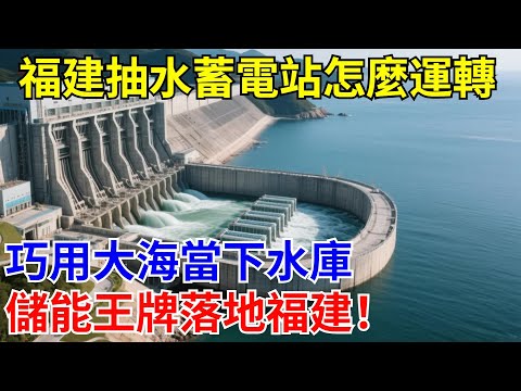 福建這座抽水蓄電站怎麼運轉?,巧用大海當下水庫,儲能王牌落地福建!【国器匠说】#科普#科學#工程#超級工程#水利工程 #建造 #中國基建#施工#國際觀點 #熱門 #大熱門 #中國 #基建狂魔