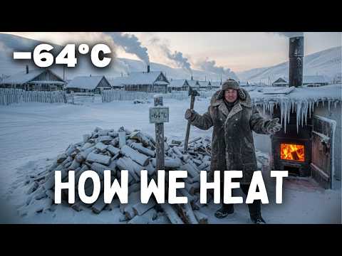 How We Heat our House at -64°C/-83°F in Yakutia, Siberia