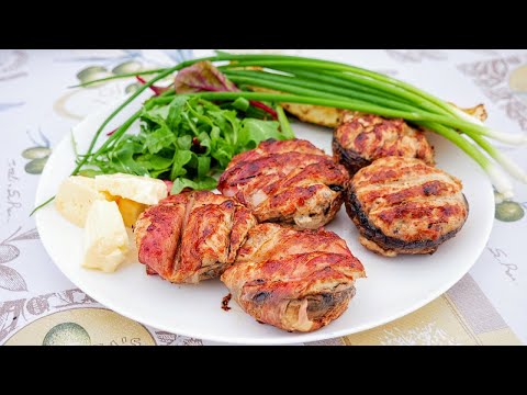 Как приготовить УЛЁТНЫЕ ГРИБЫ. Фаршированные ГРИБЫ, цыганка готовит.