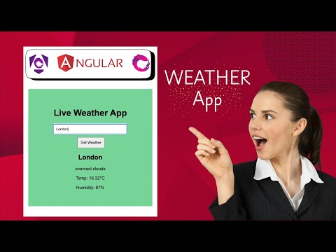Build Angular Weather App using NgRx & RxJs || State Management in Angular NgRx