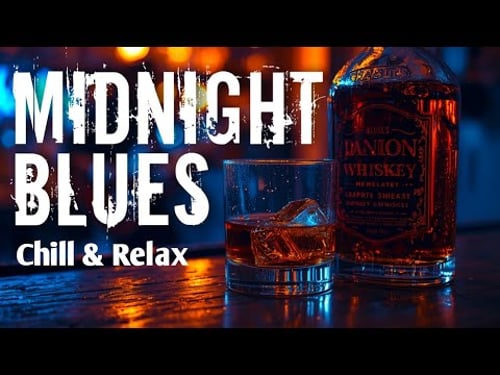 Deep Whiskey Blues | Moody Slow Blues to Drink Whiskey & Unwind 🥃