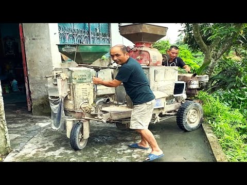 Full Restoration abandoned rusty old peeler machine // Full restore rice mill diesel engine