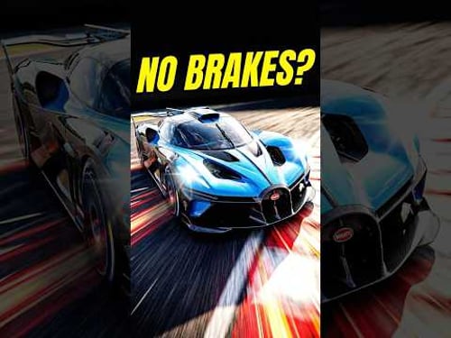 This BUGATTI has NO BRAKES at 310 MPH #shorts #supercars #bugatti