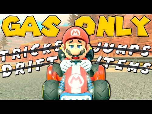Mario Kart World, but I can ONLY use the gas pedal (VOD)