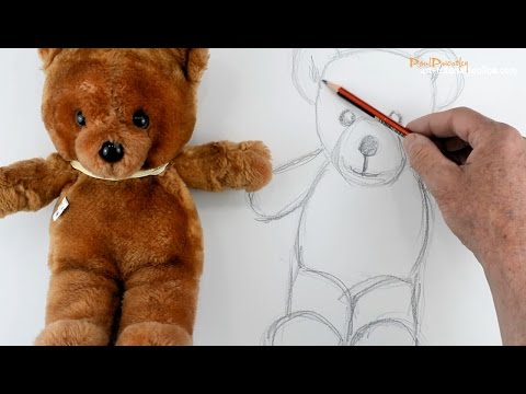 Start Drawing: PART 3 - Draw a Child's Bear using shape