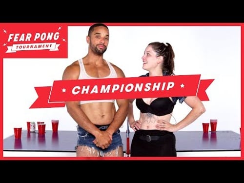 Fear Pong $1,000 Championship! (Aaron vs. Breanna) | Fear Pong | Cut