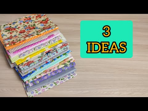 3 IDEAS of what to sew from leftover fabric and sell profitably / 3 Sewing projects