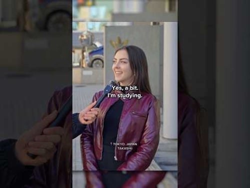 German woman speaking Japanese @celinaloves