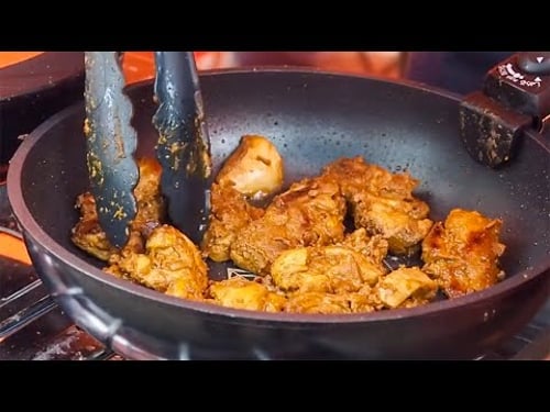 Tandoori chicken - Japanese Street Food - Fukuoka Japan