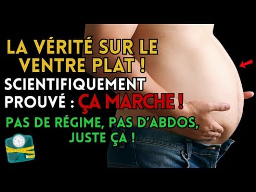 6 Astuces pour Brûler la Graisse Abdominale Rapidement | Perdre du Ventre Sans Régime Sans Privation
