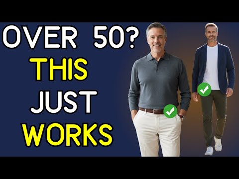10 Easy Business Casual Looks for Men Over 50 (From Office to Weekend)| 50+ Men’s Style