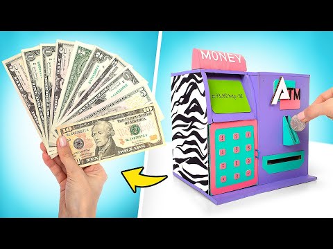 Cómo hacer un cajero automático de cartón simplemente genial 💸