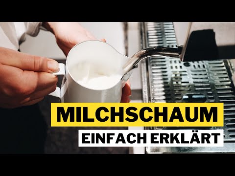 Wie schäumt man Milch richtig auf? Latte Art lernen Teil 1