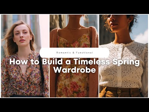โจ How to Build a Timeless Spring Wardrobe That Feels Romantic & Functional! ๐