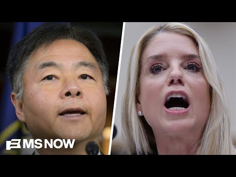 'I believe you just lied under oath': Dem Rep. asks Bondi about Trump's mentions in Epstein files