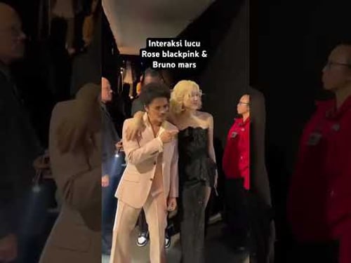 Interaksi Rose & Bruno Mars di GRAMMY AWARDS 2026