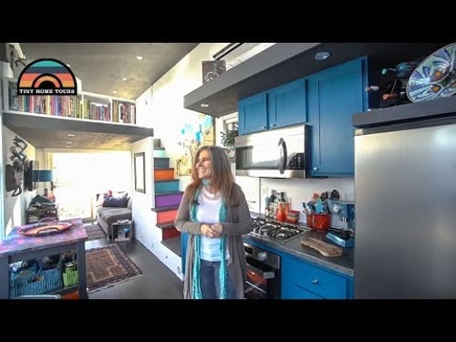 She Downsized Her Life & Moved Into A Gorgeous Tiny Home -Tour & Tiny Living Insights
