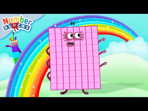 ๐ Every Rainbow in Numberland! ๐ | Arty Math and Counting for Kids | @Numberblocks
