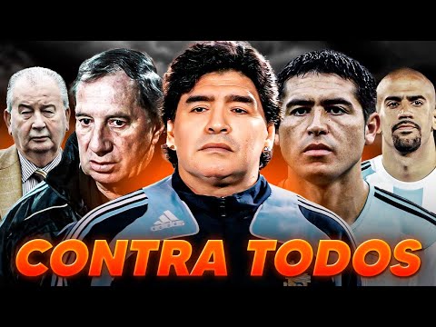 Todas las PELEAS de MARADONA como DT de la SELECCIÓN | Mundial Sudáfrica 2010