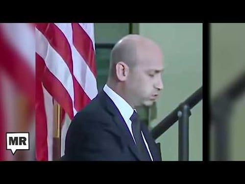 Trump Speech Takes Visible Toll On Stephen Miller