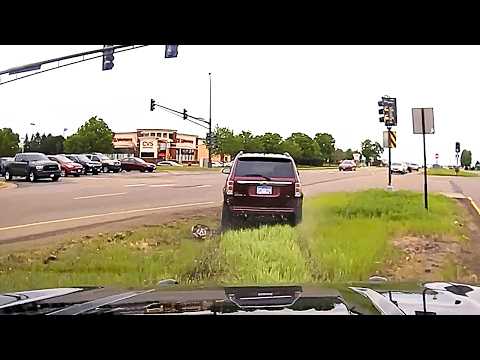 Driver Rips Across Soccer Field During Wild Pursuit