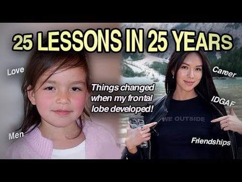 25 important lessons I wish I knew sooner...