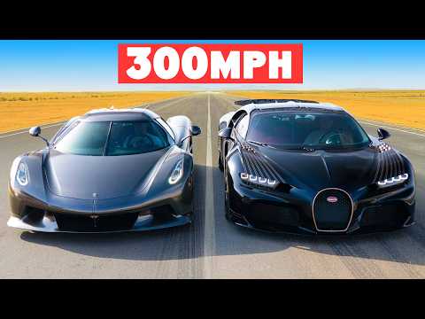 Fastest Koenigsegg v Fastest Bugatti: DRAG RACE