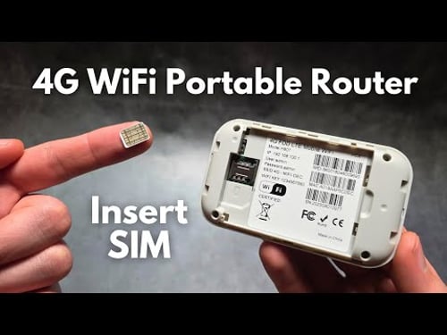 How to Insert SIM Card in 4G Portable MiFi WiFi Router Hotspot MF5577 H807 MF935 MF800 M30S