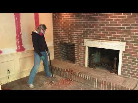 Episode 32: Family Room Brick Fireplace Demolition Part 1