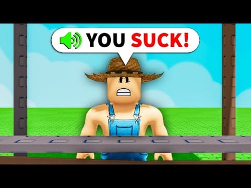 I Added VOICES To Troll YOUTUBER In Grow A Garden!