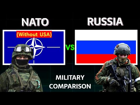 NATO (Without USA) vs Russia Military Power Comparison 2025 | Russia vs NATO Military Power 2025