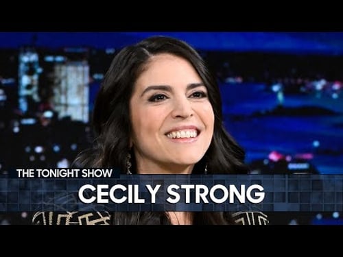 Cecily Strong Spills on Her SNL Departure and Why She Displays Wigs in Her Home | The Tonight Show