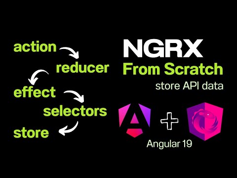 Angular 19 + NgRx Store Tutorial 🔥 | API Data with Actions, Reducers, Effects, and Selectors