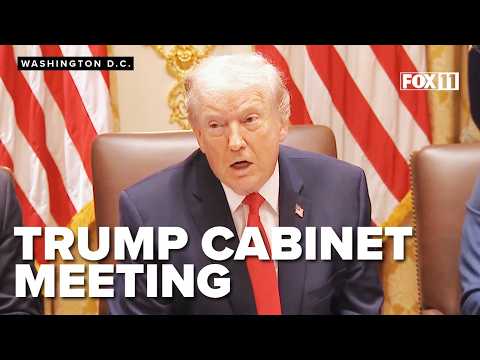 FULL PRESSER: Trump hosts cabinet meeting and addresses Minnesota crackdown, inflation, home prices
