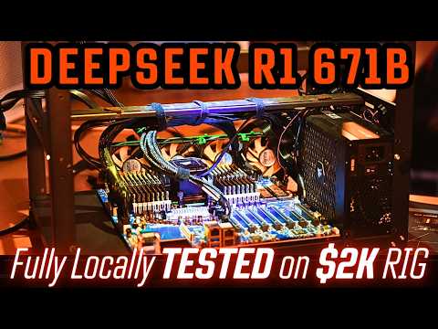 Deepseek R1 671b Running and Testing on a $2000 Local AI Server