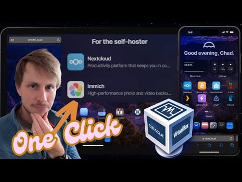 The self hosted OS with an app store! How to install Umbrel OS.