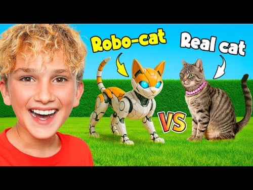 Kucing ASLI vs Kucing ROBO!!!