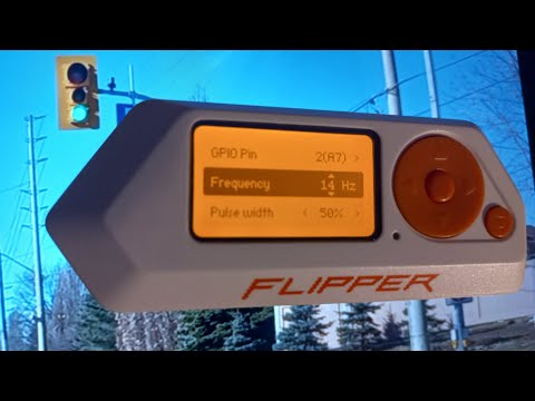 Flipper Zero Controlling Traffic Lights