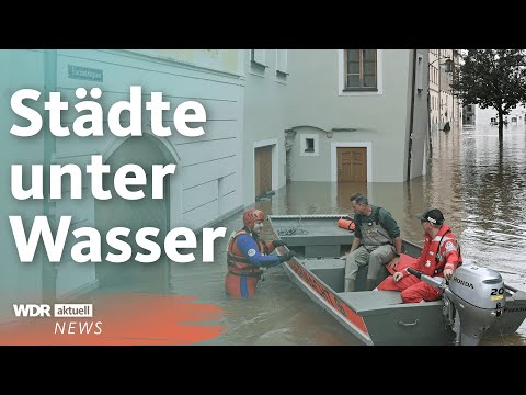 Update zum Hochwasser in Süddeutschland: Drittes Todesopfer in Bayern | WDR Aktuelle Stunde