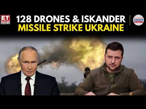 ISKANDER HAVOC: Russia Unleashes 128 Drones & Missile in Massive Ukraine Assault