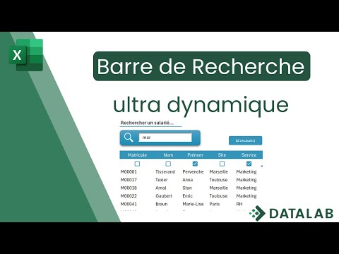 Comment créer une barre de recherche dynamique ultime dans Excel