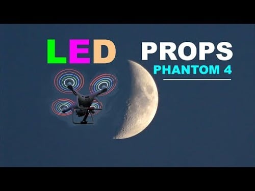 LED PROPS (low noise) for DJI PHANTOM 4