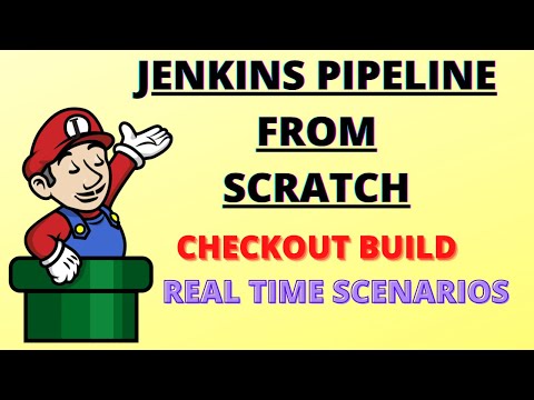 JENKINS PIPELINE FROM SCRATCH | Declerative | Checkout and Build | REAL-TIME
