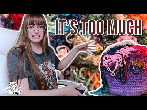 A Scrappy Mess | Getting back in the groove | PassioKnit Vlog