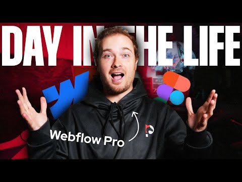 Day in the life of a web designer + Webflow pro