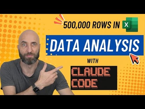Claude Code for data analysis: 500,000 rows without writing code