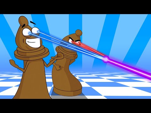 How Can Two Bishops Become Laser Beams?!